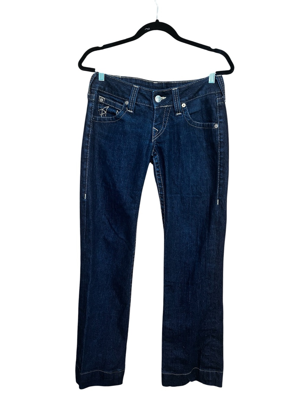 True Religion "Candice" Straight Leg Jeans - Made in USA - Size 27 $298